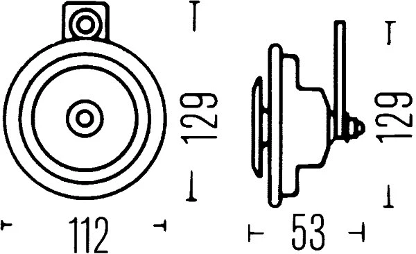 Garsinis signalas HELLA 3BA 002 768-082