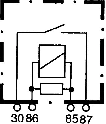 Pagrindinės srovės rėlė HELLA 4RA 007 793-031