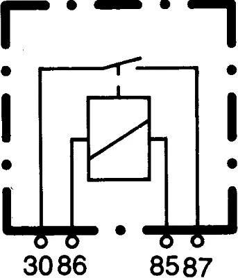 Pagrindinės srovės rėlė HELLA 4RA 965 400-001