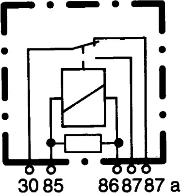 Pagrindinės srovės rėlė HELLA 4RD 933 319-011