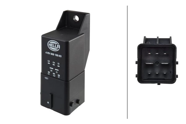 Darbo srovės relė HELLA 4RV 008 188-631