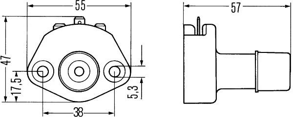  Priekinių žibintų jungiklis HELLA 6AJ 001 751-021
