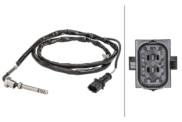 Išmetamųjų dujų temperatūros jutiklis HELLA 6PT 358 181-081