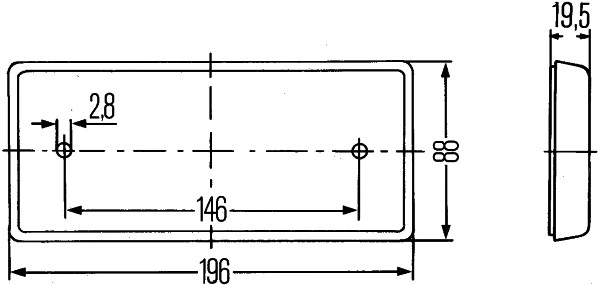 Atšvaitas HELLA 8RA 003 734-101