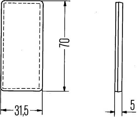 Atšvaitas HELLA 8RA 004 412-001