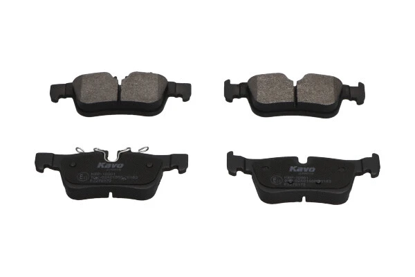 Diskinių stabdžių trinkelių rinkinys KAVO PARTS KBP-10001