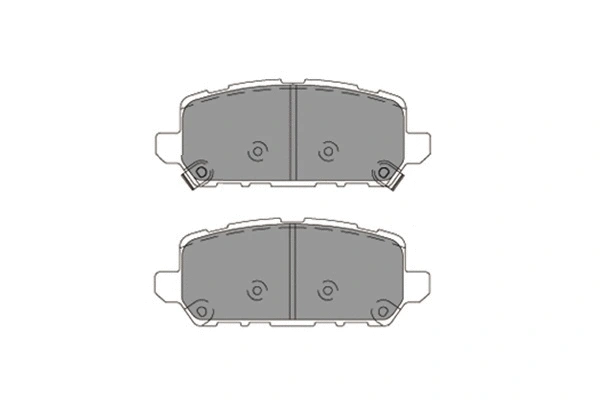 Diskinių stabdžių trinkelių rinkinys KAVO PARTS KBP-2065