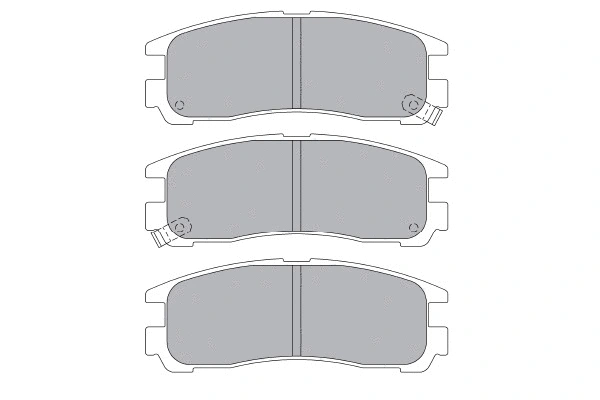 Diskinių stabdžių trinkelių rinkinys KAVO PARTS KBP-5509