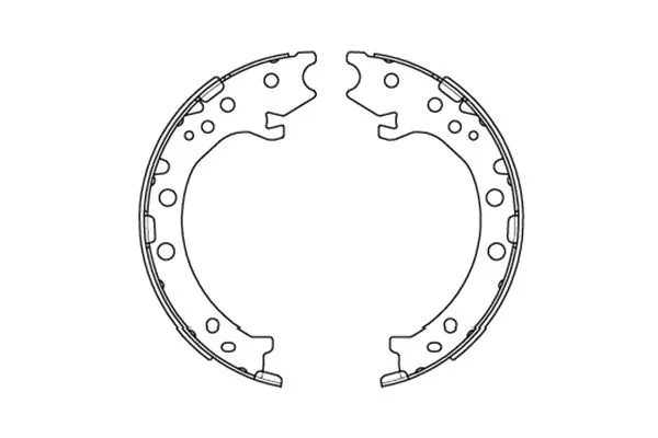 Rankinio stabdžio trinkelių komplektas KAVO PARTS KBS-2903