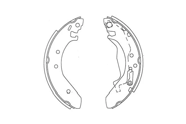 Stabdžių trinkelių komplektas KAVO PARTS KBS-2911