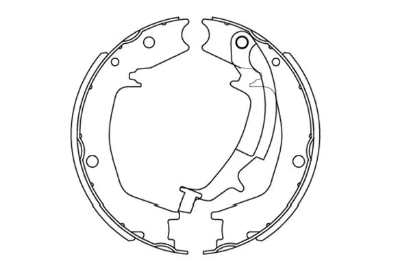 Rankinio stabdžio trinkelių komplektas KAVO PARTS KBS-3413