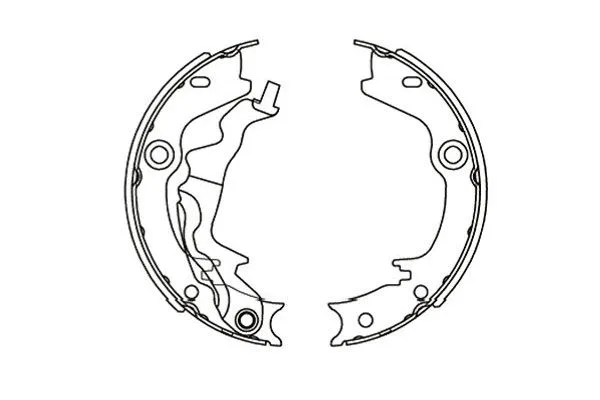 Rankinio stabdžio trinkelių komplektas KAVO PARTS KBS-3416