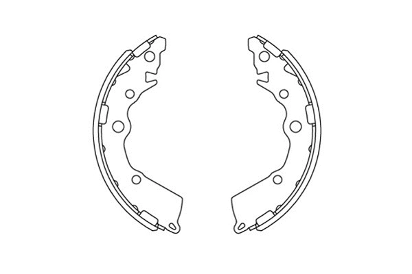 Stabdžių trinkelių komplektas KAVO PARTS KBS-4413