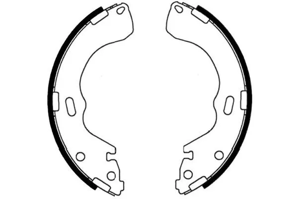 Stabdžių trinkelių komplektas KAVO PARTS KBS-5425