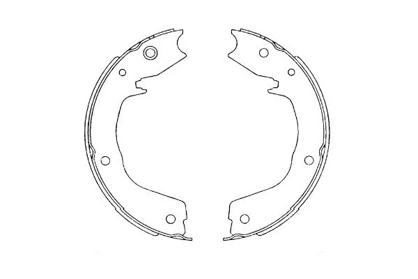 Rankinio stabdžio trinkelių komplektas KAVO PARTS KBS-6413