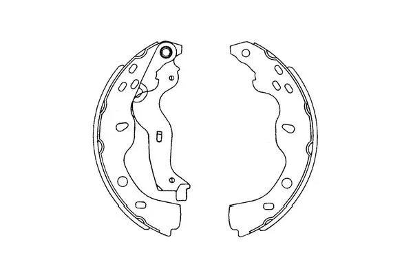 Stabdžių trinkelių komplektas KAVO PARTS KBS-8914