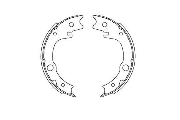 Rankinio stabdžio trinkelių komplektas KAVO PARTS KBS-9925