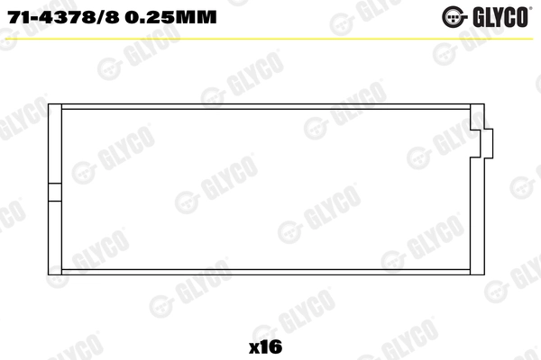 Guolis GLYCO 71-4378/8 0.25mm
