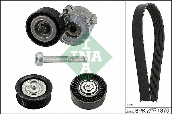 Diržų komplektas INA 529 0190 10