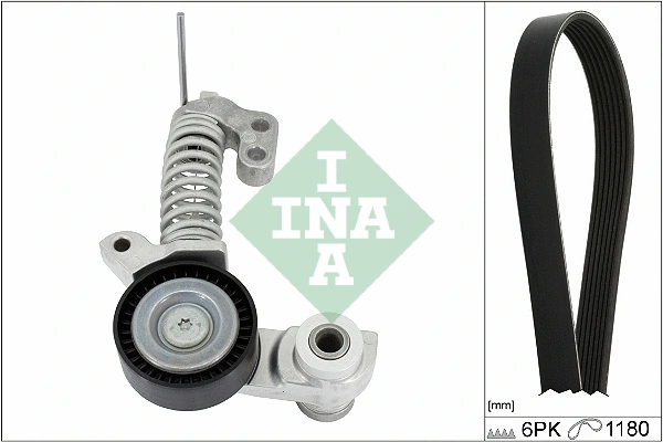 Diržų komplektas INA 529 0374 10