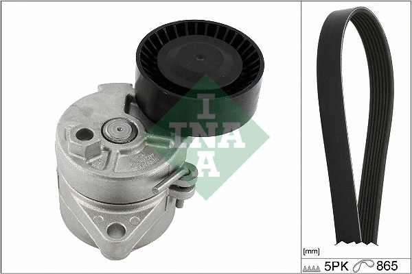Diržų komplektas INA 529 0458 10