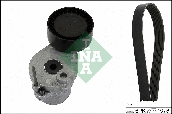 Diržų komplektas INA 529 0530 10