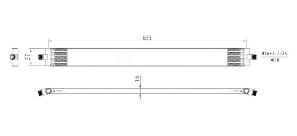 Automatinės transmisijos alyvos aušintuvas NRF 31813