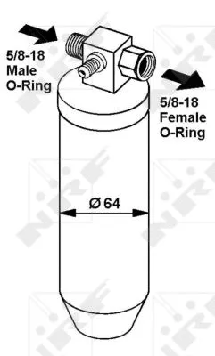 Oro kondicionieriaus džiovintuvas NRF 33068