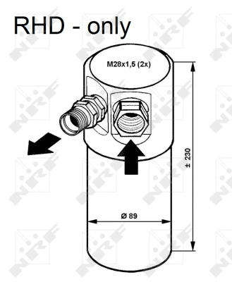 Oro kondicionieriaus džiovintuvas NRF 33082