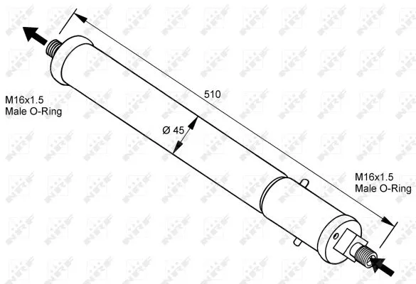 Oro kondicionieriaus džiovintuvas NRF 33100