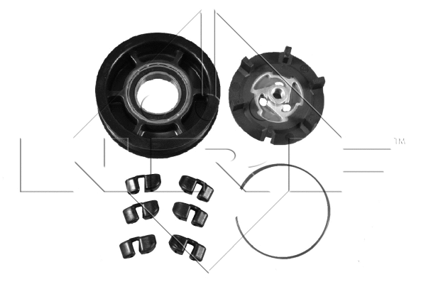 Oro kondicionieriaus kompresoriaus magnetinė sankaba NRF 380051