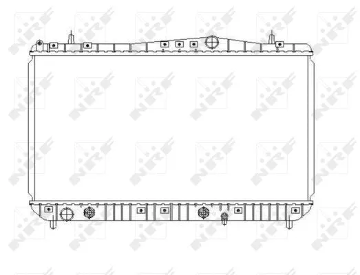 Variklio aušinimo radiatorius NRF 53385