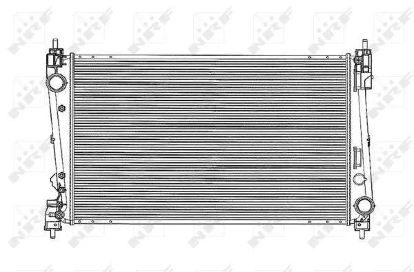 Variklio aušinimo radiatorius NRF 53836