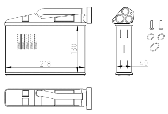 Salono radiatorius NRF 54409