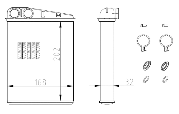 Salono radiatorius NRF 54410