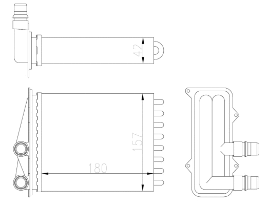 Salono radiatorius NRF 54412