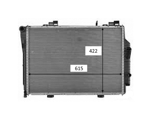 Variklio aušinimo radiatorius NRF 58489