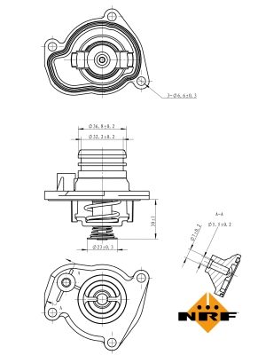Termostatas NRF 725008