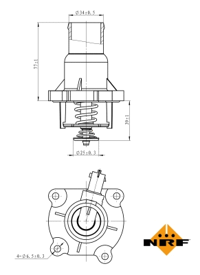 Termostatas NRF 725030