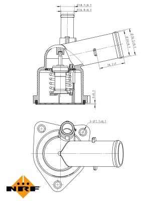 Termostatas NRF 725043