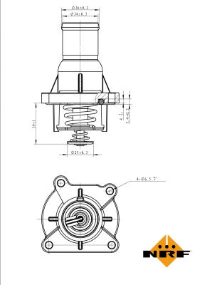 Termostatas NRF 725046