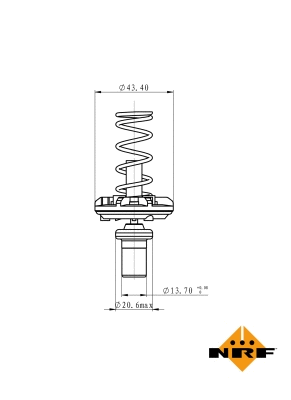Termostatas NRF 725049