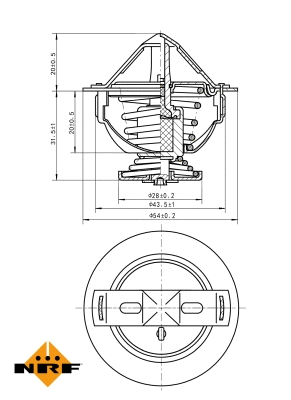 Termostatas NRF 725060