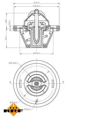 Termostatas NRF 725066