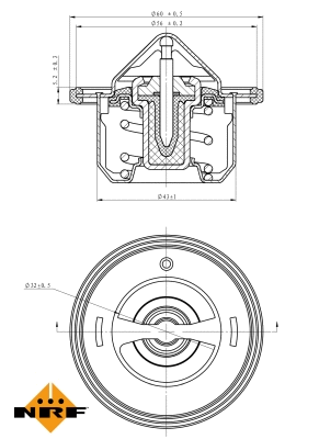 Termostatas NRF 725080