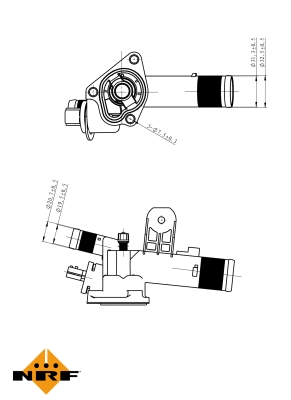Termostatas NRF 725082