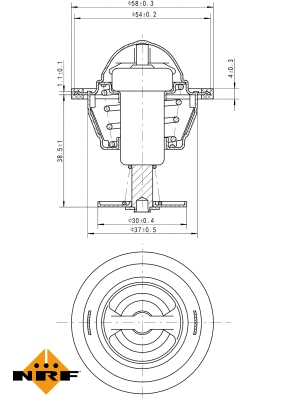 Termostatas NRF 725083