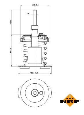 Termostatas NRF 725093
