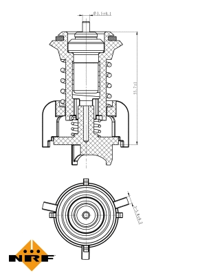 Termostatas NRF 725095