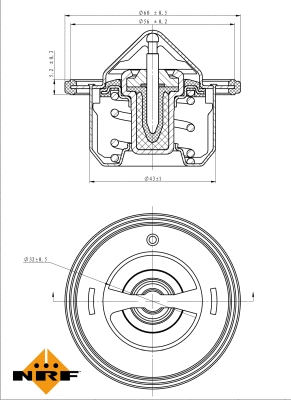 Termostatas NRF 725097